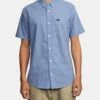 RVCA Thatll Do Print In Slate (Slt) Woven Shirt 1 RVCA Thatll Do Print In Slate (Slt) Woven Shirt -Tide And Style HS1611876678