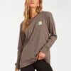 Billabong WoADIV Long Sleeve Tee Shirt In Storm (Stm) -Tide And Style HS1612203898