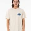 Rip Curl Fadeout Sun Tee Shirt In Bone (Bo -Tide And Style HS1612910303