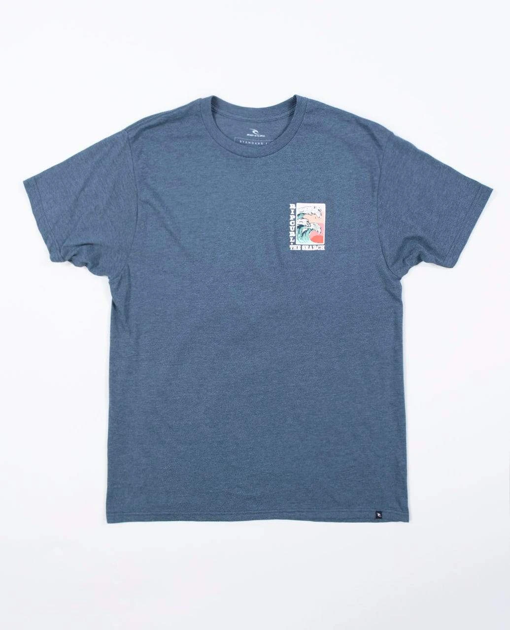 Rip Curl Double Up Premium In Navy Blue Heather (Nvyht Shirt 3 Rip Curl Double Up Premium In Navy Blue Heather (Nvyht Shirt