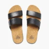 Reef Cushion Bounce Vista HI In Black Sandals