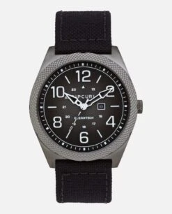 Rip Curl Striker Beer Buckle In Gunmetal Watch