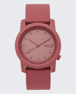 Rip Curl Cambridge Silicone In Dusty Rose Watch