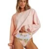 Billabong Lazy Way In Peach Sweatshirt -Tide And Style HS1613682222