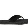 Sanuk Beer Cozy Stacker Suede In Black Sandals -Tide And Style HS1614117819