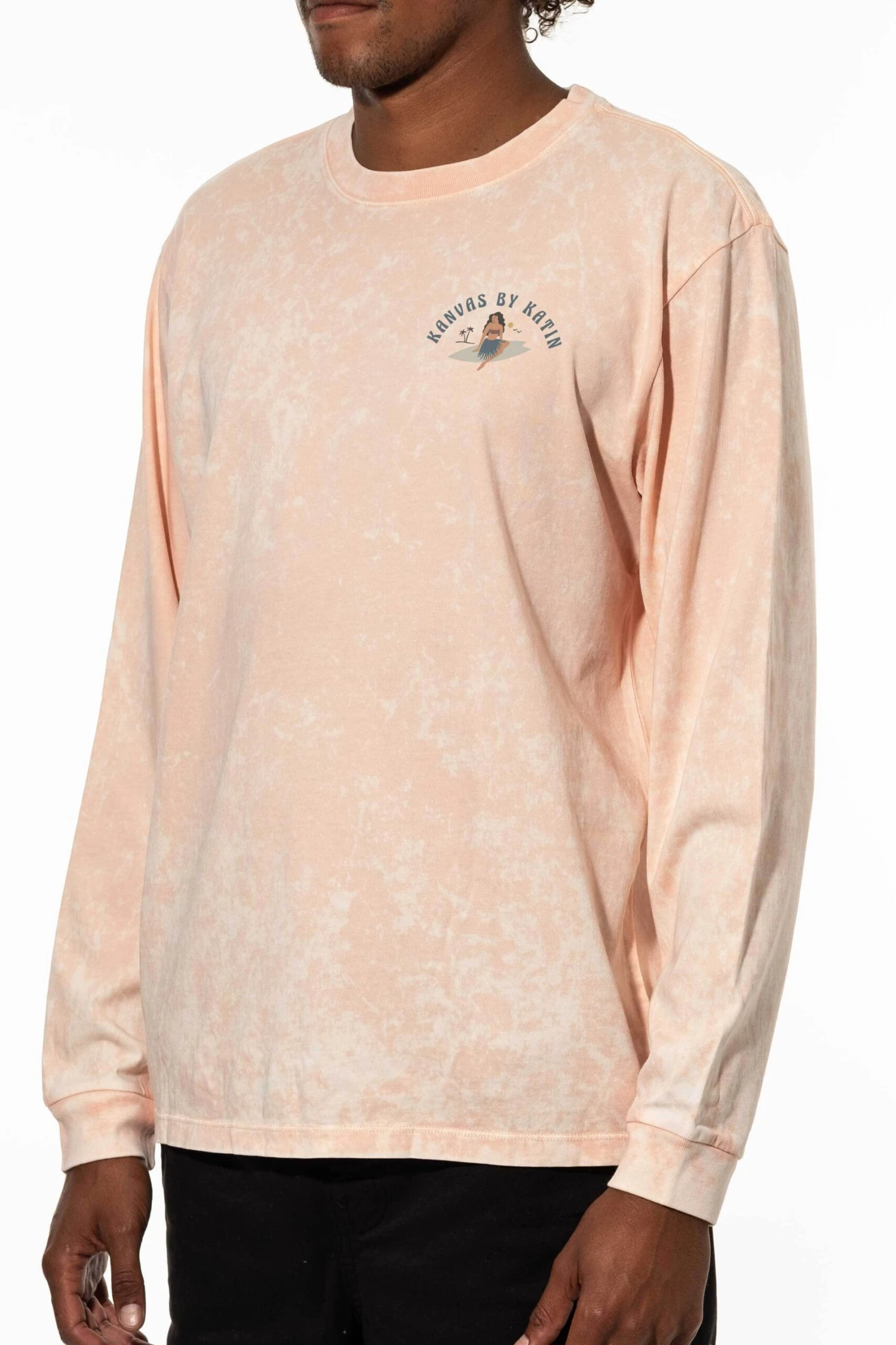Katin No Prob Babe Long Sleeve In Cherry Blossom Mineral (Chbmn) Shirt 3 Katin No Prob Babe Long Sleeve In Cherry Blossom Mineral (Chbmn) Shirt