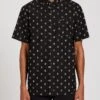 Volcom Macro Dot In Black Woven Shirt -Tide And Style HS1614644397