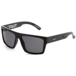 Volley Polarized In Black Sunglasses