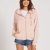 Volcom Moonstoned Zip Hoodie In Pink Sweatshirt -Tide And Style HS1614900904