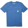 Vissla Flying Scoundrels Pocket Tee Shirt In Blue -Tide And Style HS1614980574
