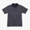 RVCA Cassady Stripe Polo In Navy Blue Marine (Myv) -Tide And Style HS1614990293