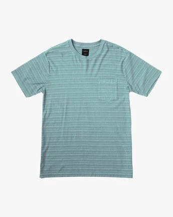 RVCA PTC Texture Stripe In Blue Shirt 3 RVCA PTC Texture Stripe In Blue Shirt