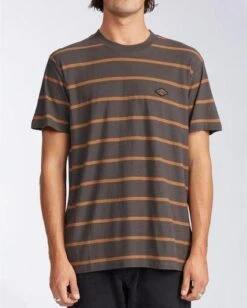 Billabong Die Cut Stripe In Raven (Rav) Shirt