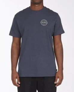 Billabong Rotor Arch In Navy Blue Shirt