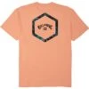 Billabong Access In Peach Shirt -Tide And Style HS1615916681