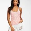 Billabong Little Love Knit In Guava Tank Top -Tide And Style HS1617394610