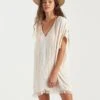 Billabong Walk Away Tunic Top In Salt Crystal (Scs) Dress -Tide And Style HS1617398647