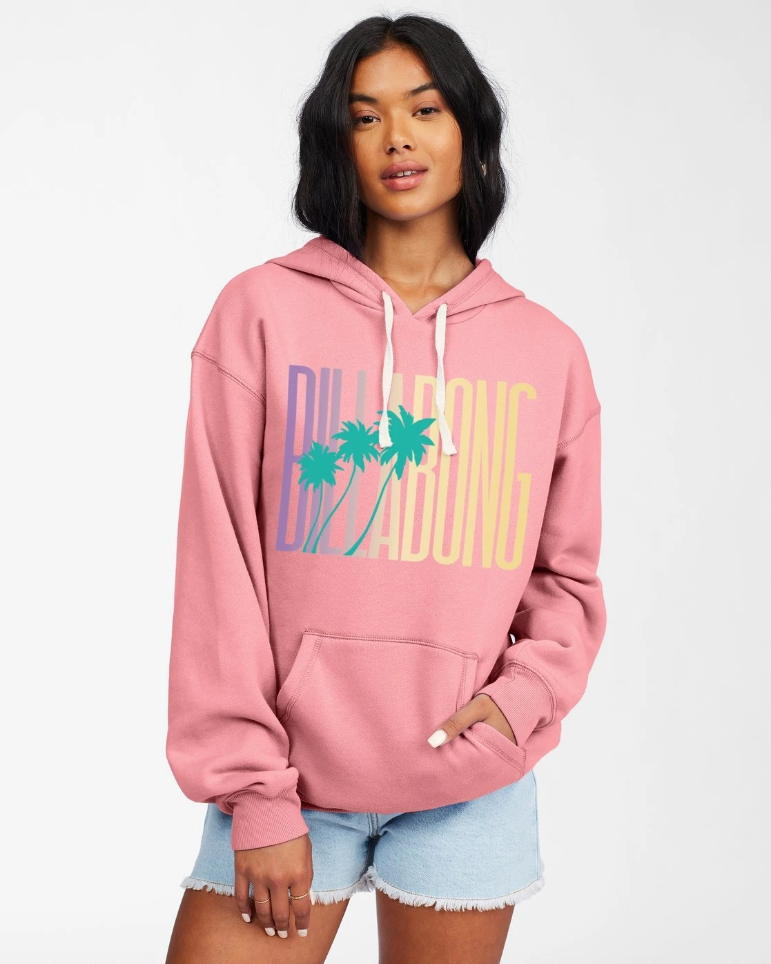 Billabong Sun Club Hoodie In Coral Sweatshirt 3 Billabong Sun Club Hoodie In Coral Sweatshirt