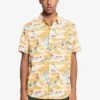 Quiksilver Island Hopper In Orange Woven Shirt -Tide And Style HS1617657144