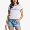 Roxy Americana Stars And Stripes In White Shirt -Tide And Style HS1617911685