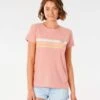 Rip Curl Blossom Stripe In Clay Shirt -Tide And Style HS1618448441