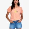 Roxy Perfect Escape Oversized In Coral Shirt -Tide And Style HS1618862075