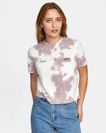 RVCA Small Short Sleeve In Tie Dye Shirt 3 RVCA Small Short Sleeve In Tie Dye Shirt