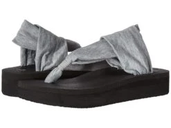 Sanuk Yoga Sling Wedge (heather Grey)