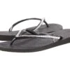 Havaianas Slim Crystal Mesh II Flip Flops (black) 1 Havaianas Slim Crystal Mesh II Flip Flops (black) -Tide And Style Z2224660