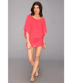 Cosita Buena South Beach Dress Cover-up (bombshell Red)