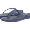 Havaianas Slim Crystal Glamour Sw Flip Flops (navy Blue)