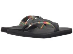 Sanuk Beer Cozy Light Funk (black/rasta Blanket Stripe)
