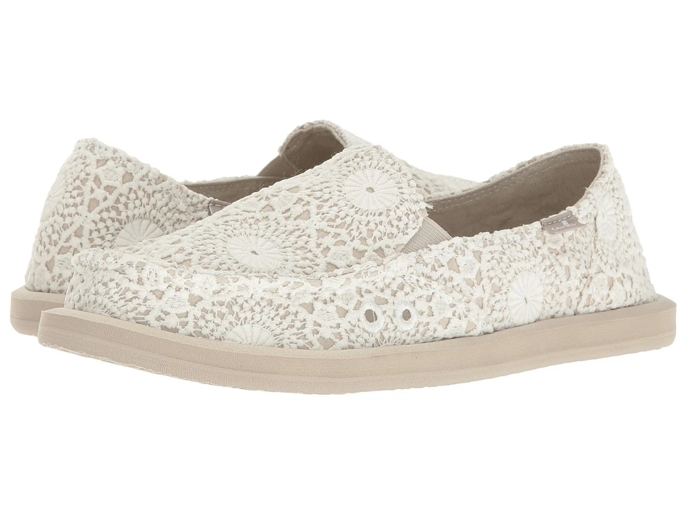 Sanuk Donna Crochet (white/oatmeal) 3 Sanuk Donna Crochet (white/oatmeal)