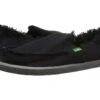 Sanuk Donna Hemp Chill (black) -Tide And Style Z4019507