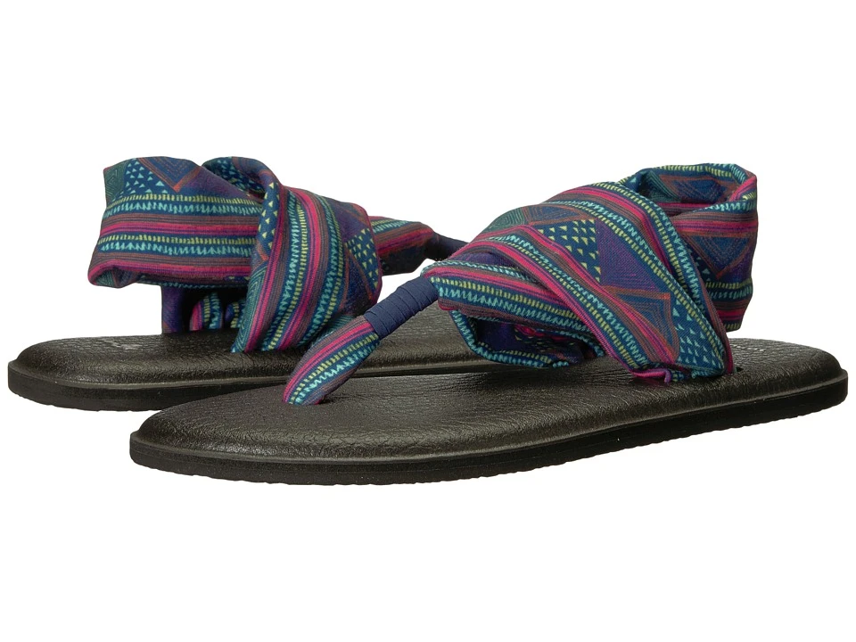 Sanuk Yoga Sling 2 Prints (navy Multi Geo Stripes) 3 Sanuk Yoga Sling 2 Prints (navy Multi Geo Stripes)