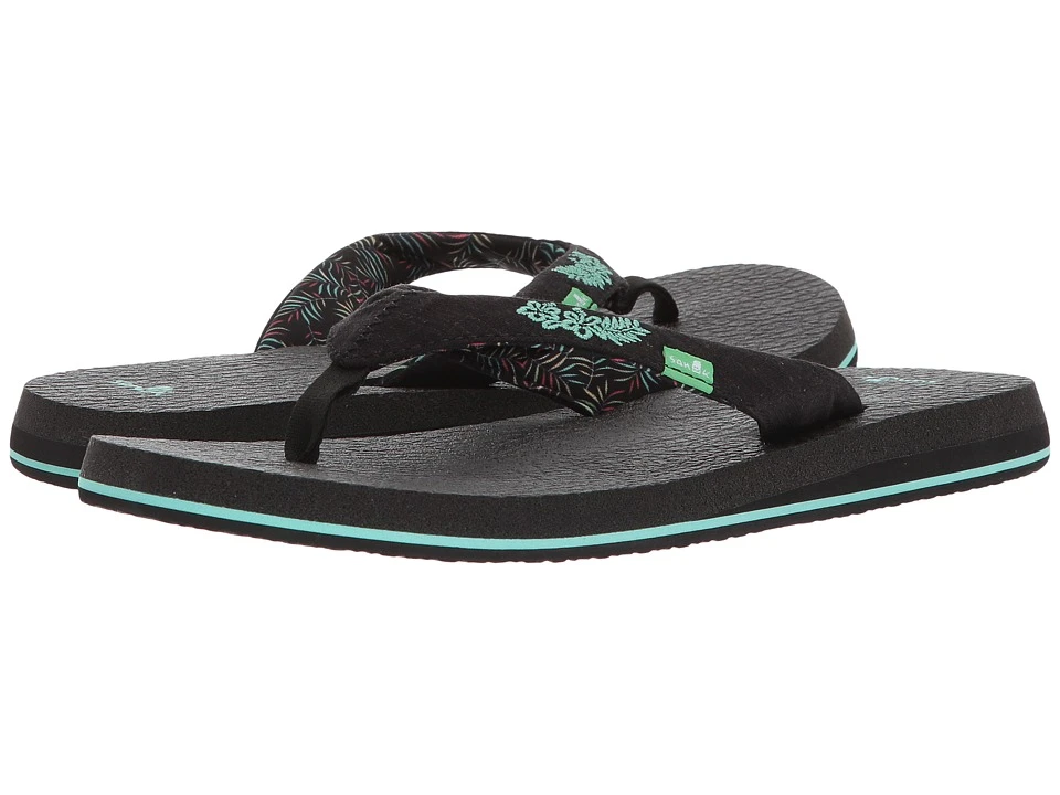 Sanuk Yoga Paradise 2 (black Paradise Palms) 3 Sanuk Yoga Paradise 2 (black Paradise Palms)