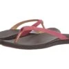 OluKai Ho'opio Leather (dark Red/dark Java) -Tide And Style Z4198643