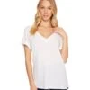 HURLEY Perfect V Short Sleeve Tee (white) 1 HURLEY Perfect V Short Sleeve Tee (white) -Tide And Style Z4260807