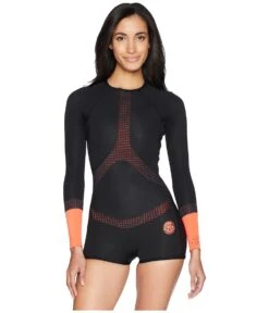 Rip Curl Madi Long Sleeve Boyleg Spring Suit (black)