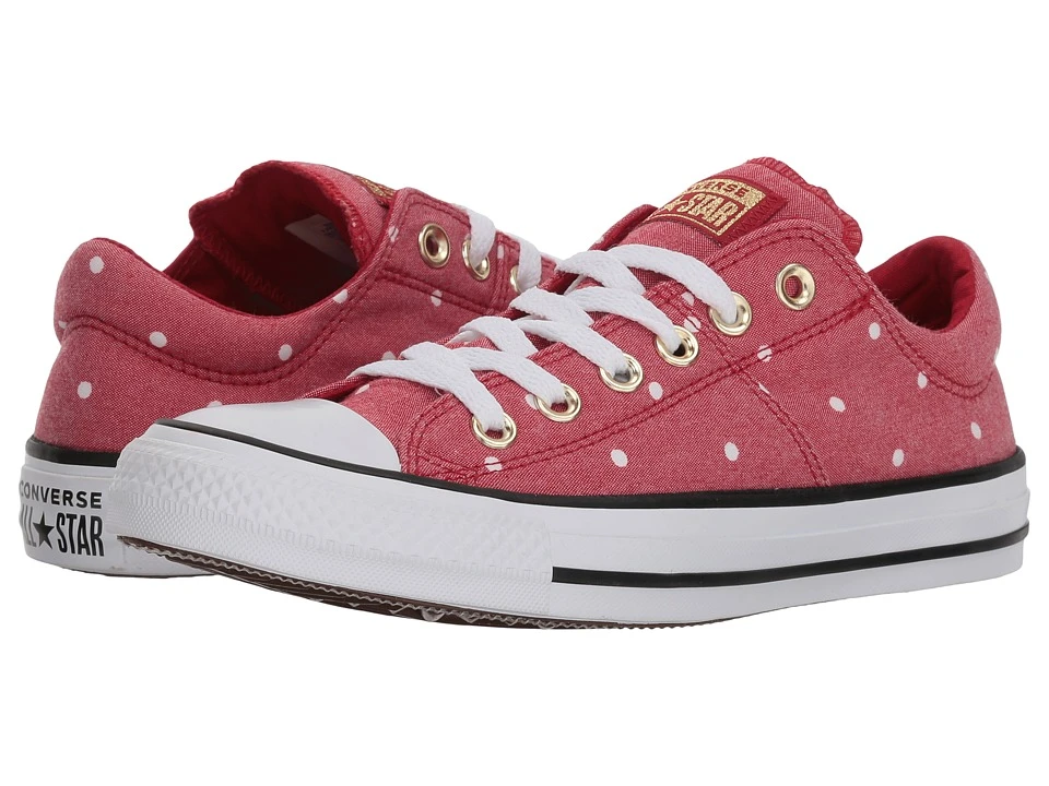 Converse Chuck Taylor(r) All Star(r) Madison Ox - Mini Dots (gym Red/gold/white) 3 Converse Chuck Taylor(r) All Star(r) Madison Ox - Mini Dots (gym Red/gold/white)