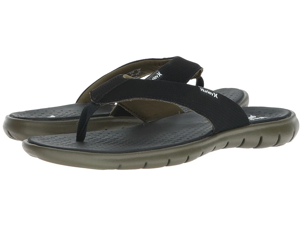HURLEY Flex 2.0 Sandal (black/white/olive) 3 HURLEY Flex 2.0 Sandal (black/white/olive)