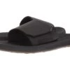 Quiksilver Travel Oasis Slide (black/black/brown) -Tide And Style Z4291695