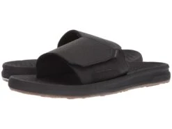 Quiksilver Travel Oasis Slide (black/black/brown)