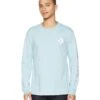 Converse Star Chevron Wordmark Long Sleeve Tee (ocean Bliss) -Tide And Style Z4312725