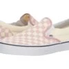Vans Classic Slip-ontm ((checkerboard) Zephyr Pink/true White) -Tide And Style Z4319857
