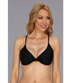 Body Glove Smoothies Solo Underwire Top D-dd-e-f Cup (black)