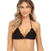 Cosita Buena Wavey Triangle Bikini Top (black) -Tide And Style Z688202205449