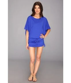 Cosita Buena South Beach Dress Cover-up (electric Blue)