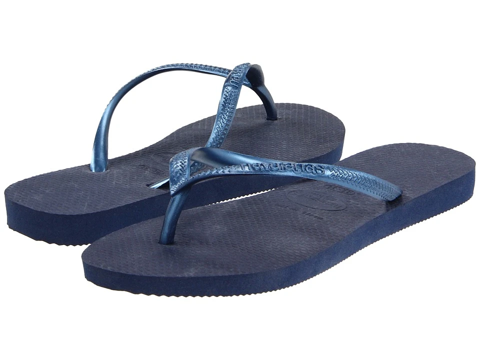 Havaianas Slim Flip Flops (navy) 3 Havaianas Slim Flip Flops (navy)