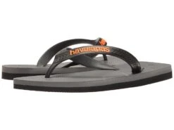 Havaianas Casual Flip Flops (steel Grey/black)